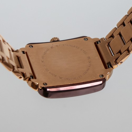 Pre-owned Le Vian Levian Watch Featuring Chocolate Quartz In Gold Stainless Steel Strap