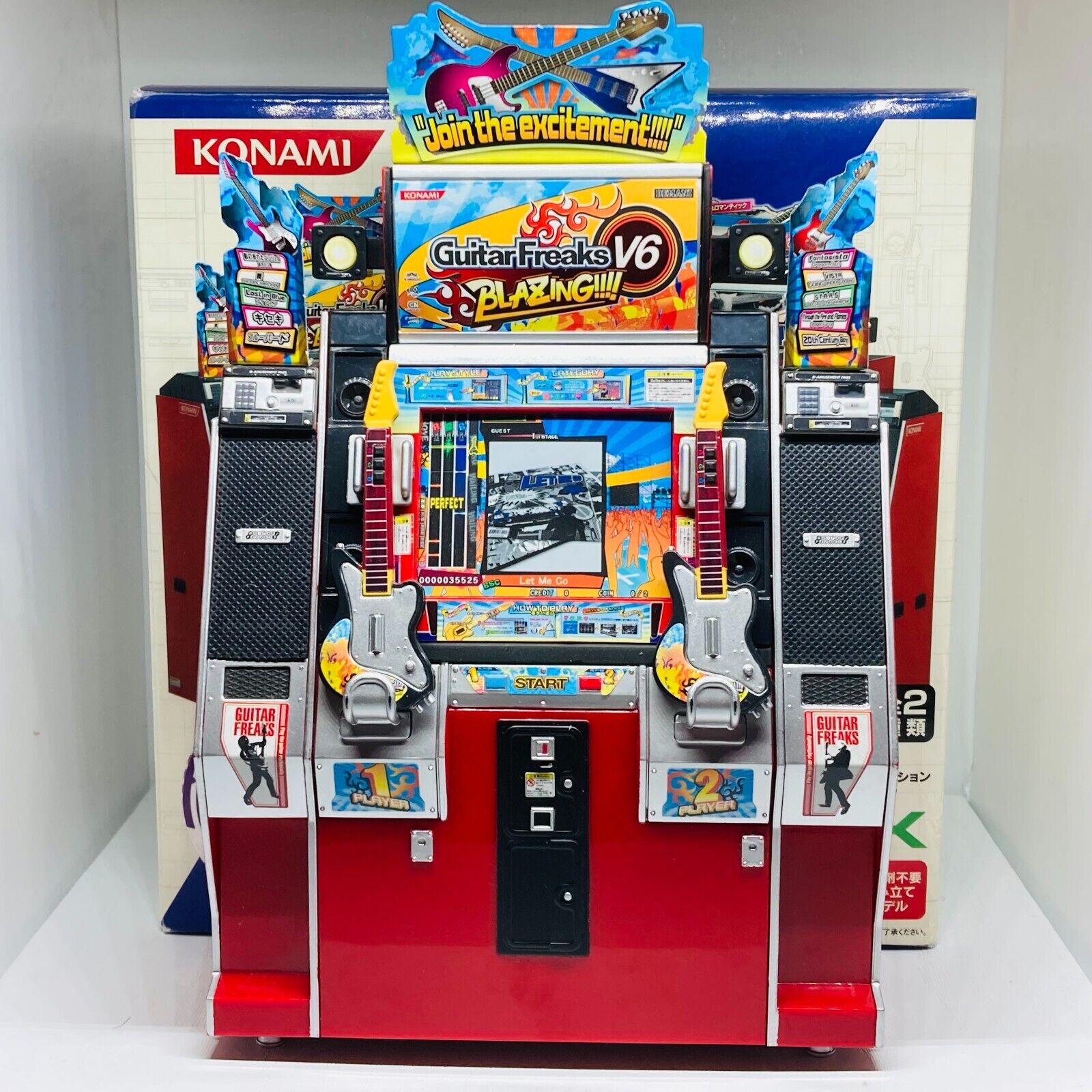 Konami 2012 Desktop Arcade Collection 2nd Attack Guitar Konami 2012 Desktop Arcade Collection 2nd Attack Guitar