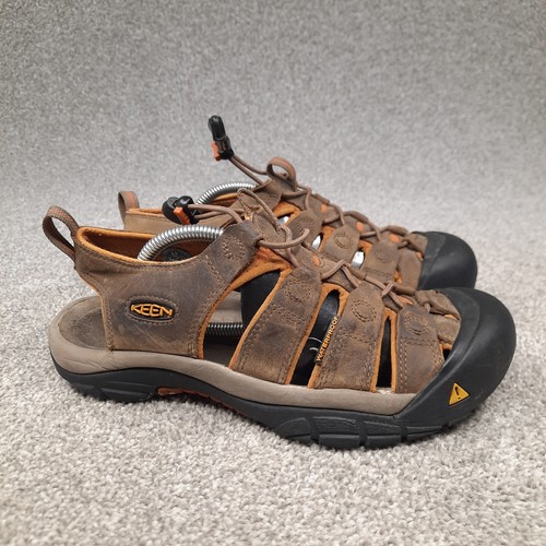 KEEN Men’s Newport H2 Brown and Yellow Sandals 8.5 Men main image 2