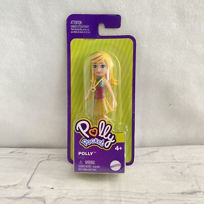 Mattel - Polly Pocket Polly Doll Aquatic Blue, Gold Shell Dress