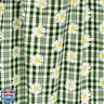 Insular Nursing Cover for Breastfeeding, Infant Feeding Cover Breathable Cotton Privacy Breastfeeding Apron, Green Daisy
