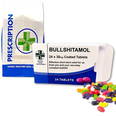 Pill Box Joke Prank with Jelly Beans Funny Novelty Gift bul