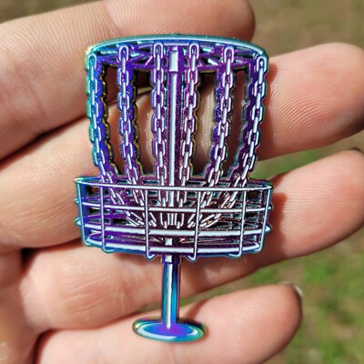 Top Quality Disc Golf Enamel Pin - Strong detailed swag for your bag - Ionized