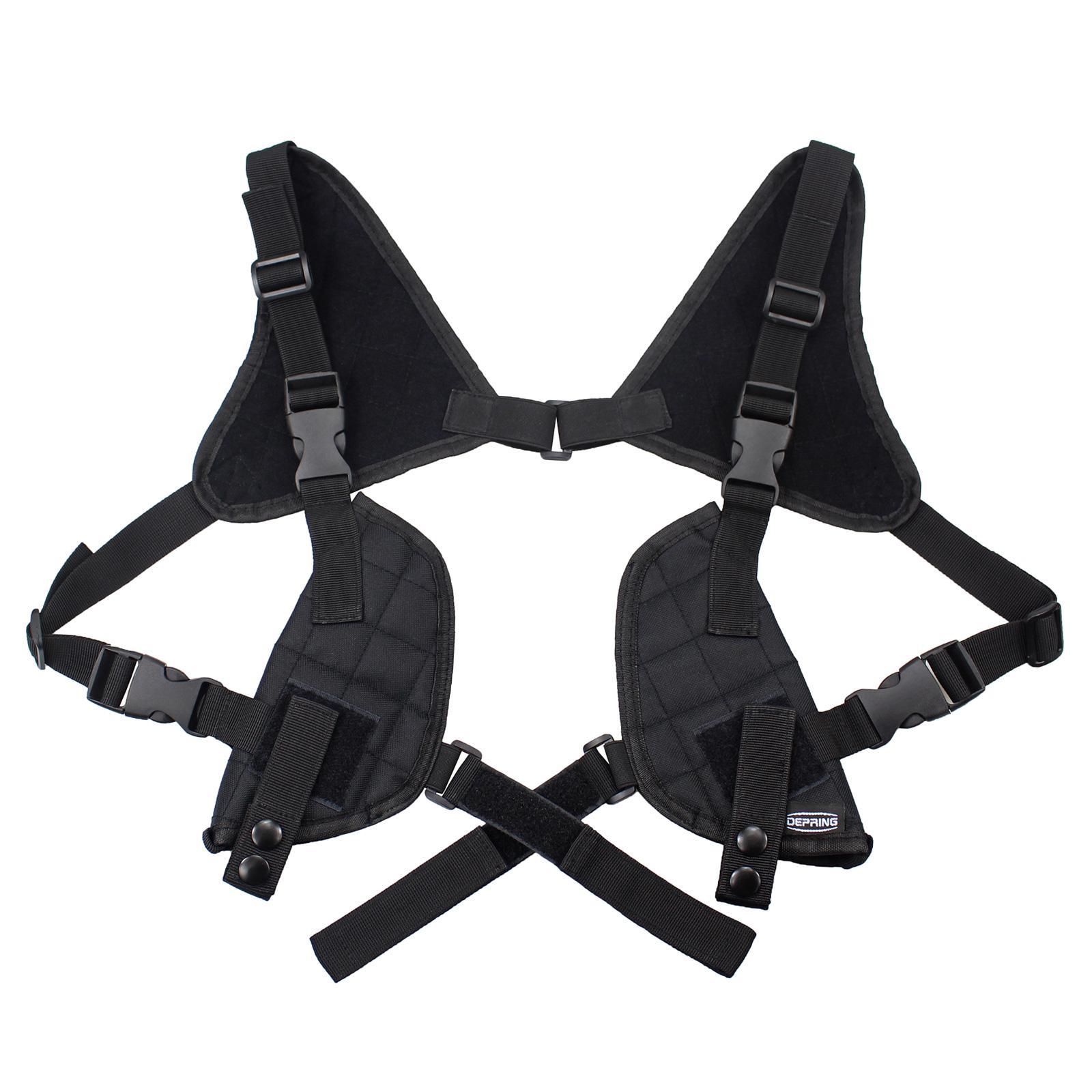 Tactical Hand Gun Shoulder Holster Black Under Arm Double Soft Pistol Holster eBay