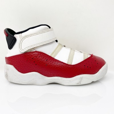 

Nike Boys Air Jordan 6 Rings 323420-120 Белая повседневная обувь Кроссовки Размер 9C, Белый, Air Jordan 6 Rings
