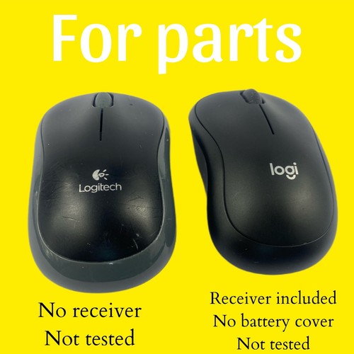 Lot of 2 Wireless Mice - Logitech M185 & Logi M220 • Parts • Repair