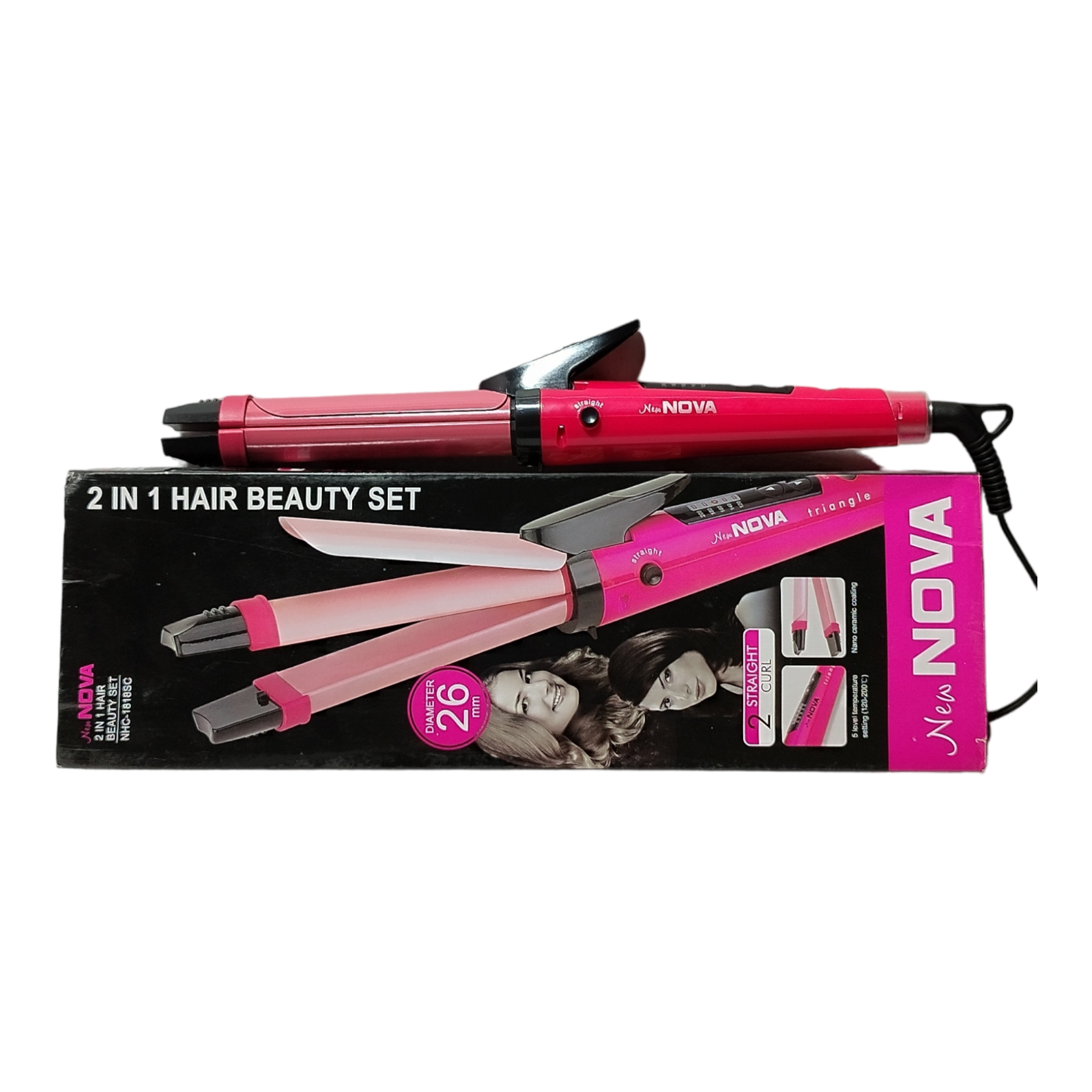Price of nova hair straightener and curler clearance