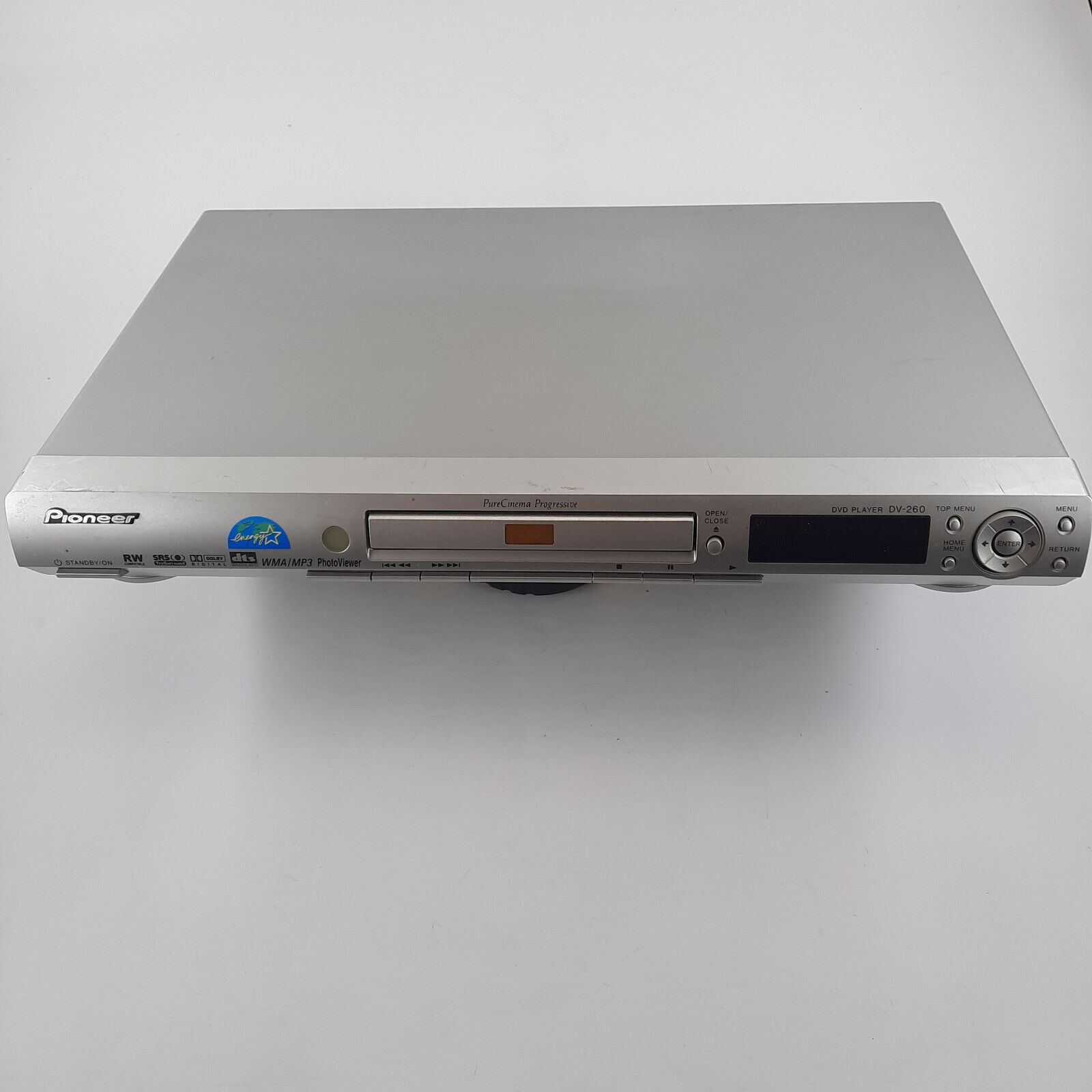 Pioneer DV-260 DVD Player SRS TruSurround Dolby Digital WMA Pioneer DV-260 DVD Player SRS TruSurround Dolby Digital WMA