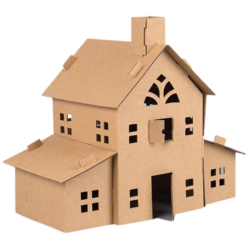 Cottage Model Kit | Kid DIY Handmade House Toy Craft Toys For Christmas Gifts