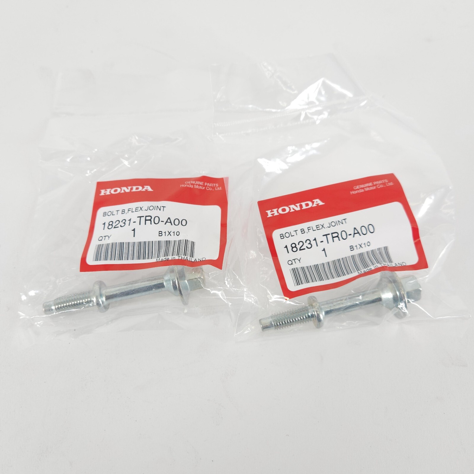 Genuine OEM Honda Acura 18231-TR0-A00 x2 Flexible Exhaust