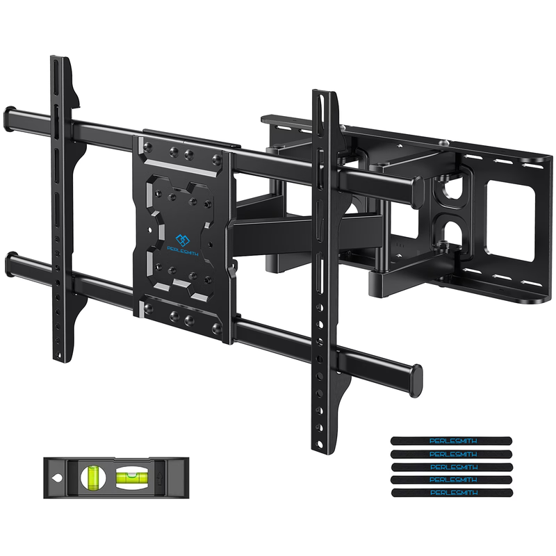 Full Motion TV Wall Mount Bracket for 37" to 86" Tvs, 132 Lbs Capaci