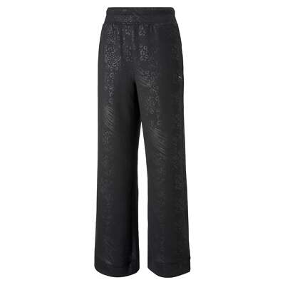 

Puma Fashion Luxe Embossed Pants Женские черные повседневные спортивные штаны 52239001, Черный, Puma Fashion Luxe Embossed Pants