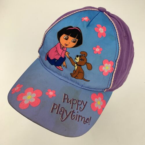 Dora The Explorer Puppy Playtime Kids Ball Cap Hat Adjustable ...
