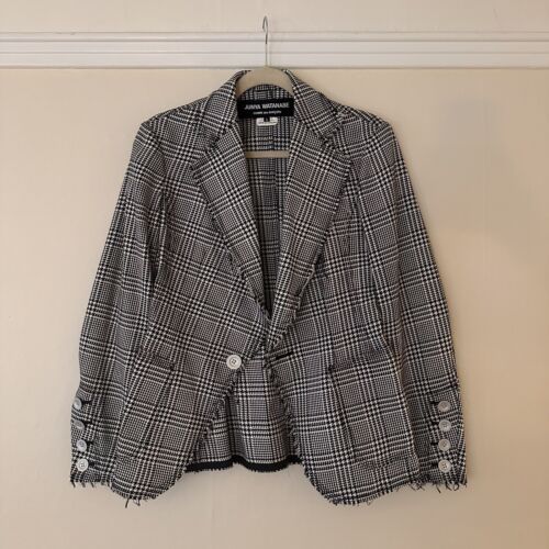 Junya Watanabe Comme Des Garcons Distressed Houndstooth Junya Watanabe Comme Des Garcons Distressed Houndstooth