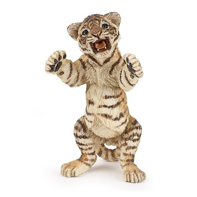 Papo 50269 Standing tiger cub WILD ANIMAL KINGDOM Figurine, Multicolour