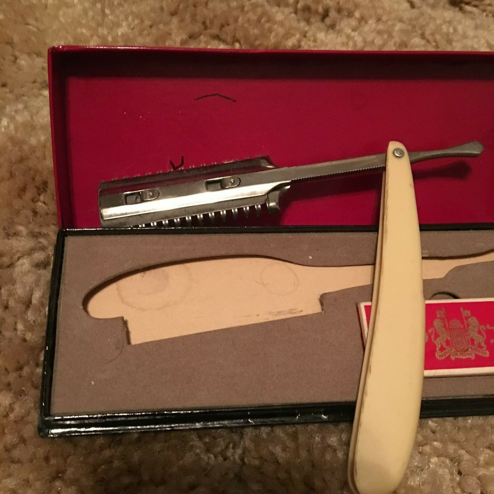 Vintage Durham Duplex Razor with Extra Blades and Original Box