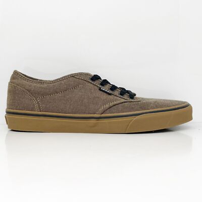 

Vans Mens Off The Wall 721356 Коричневые повседневные кроссовки, размер 10, Коричневый, Off The Wall