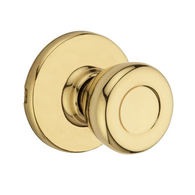 Kwikset 200T-3V1 Tylo Knob Passage in Bright Brass