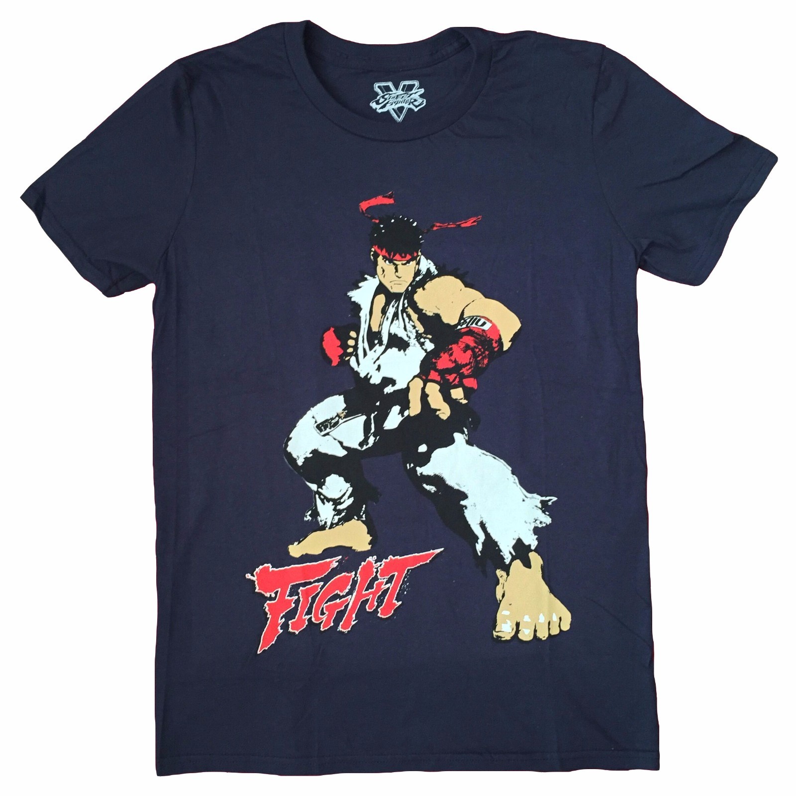 ** Легальная ** Футболка с аутентичной аниме-игрой Street Fighter V Ryu Fighting #90303
