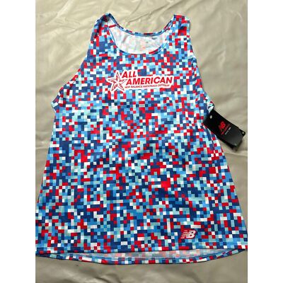 New Balance Women XXL Nationals Outdoor All American running racing Singlet Tank