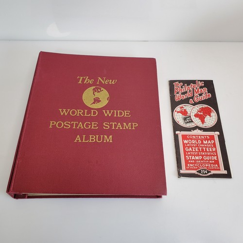 Vintage 1956 Minkus The New World Wide Postage Stamp Album Vintage 1956 Minkus The New World Wide Postage Stamp Album