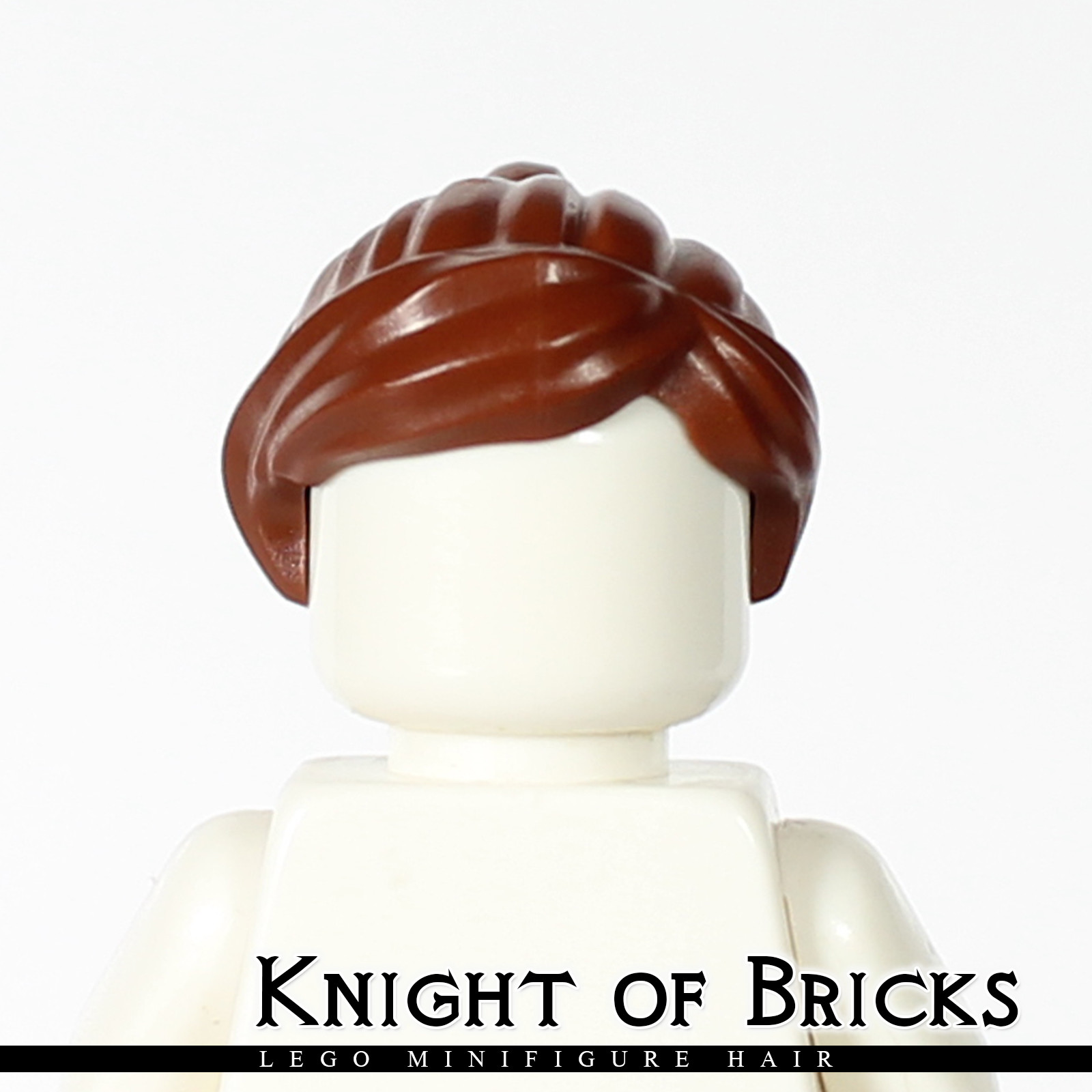 Tan New Lego Minifig Hair Female Ponytail and Swept Sideways Fringe