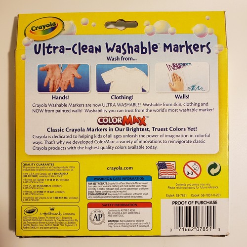 Crayola Ultra clean Broad line Classic Washable Markers (10 Count)