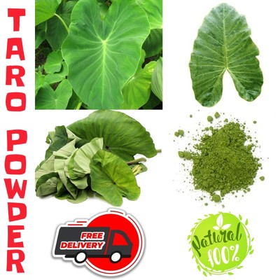 Ceylon Sun Dried Taro leaves Powder 100% best quality Organic Natural Homemade