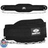 Seektop Dip Belt for Weightlifting - GYM Workout Pull Ups Belt with Chain, Neoprene Waist Dip Belt Crossfit for Weight Lifting, Squat, Training, Fitness, Men and Women (Belt and Chain) (Black)