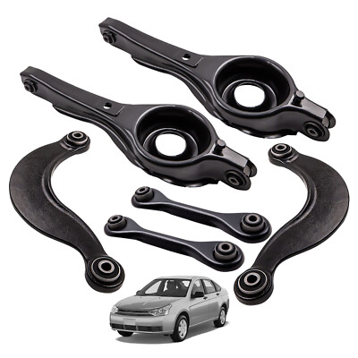 Suspension Rear Upper Lower Control Arms Set for 2000-2006 2007-2011 Ford Focus
