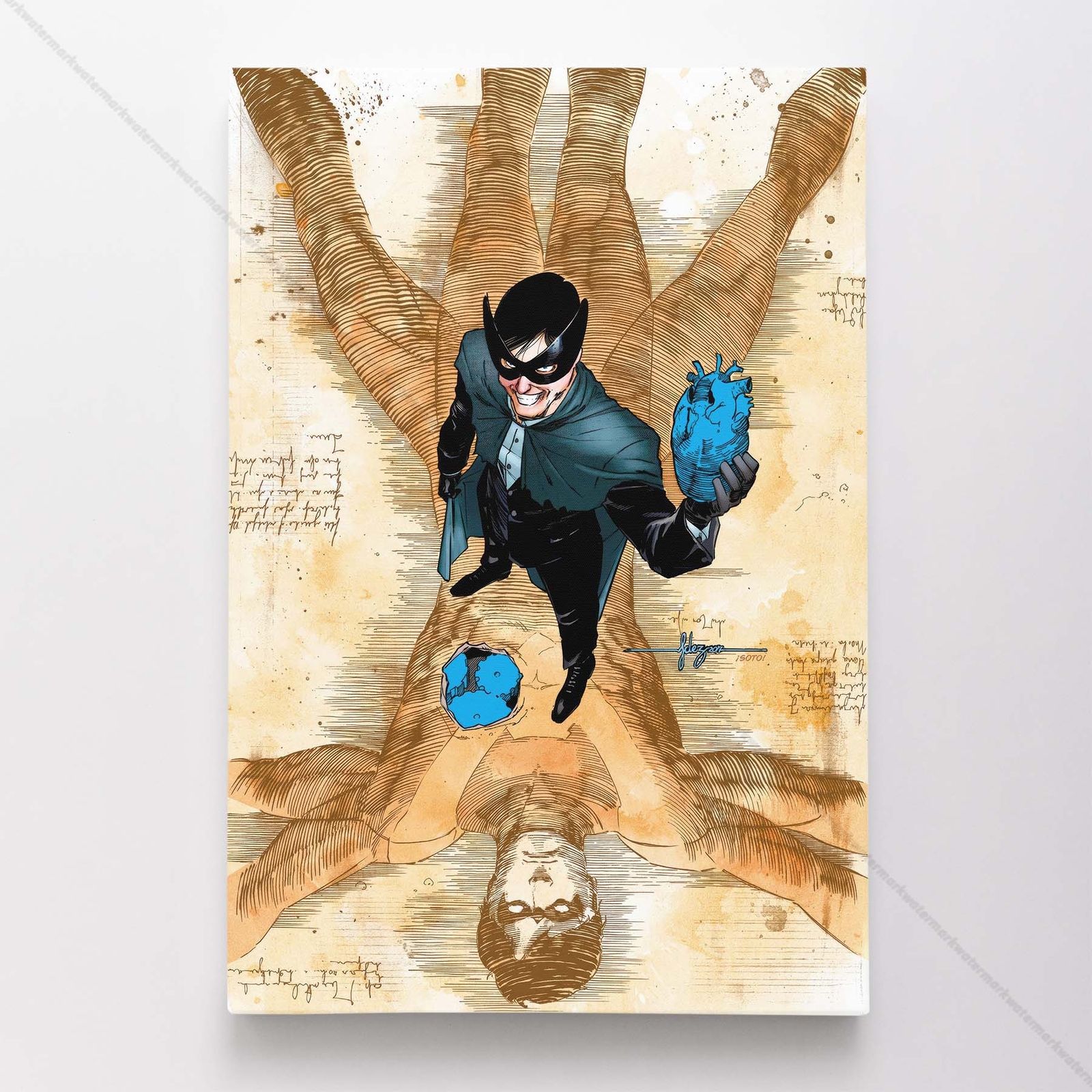 Nightwing Poster Canvas DC Comic Book Cover Art Print #64287