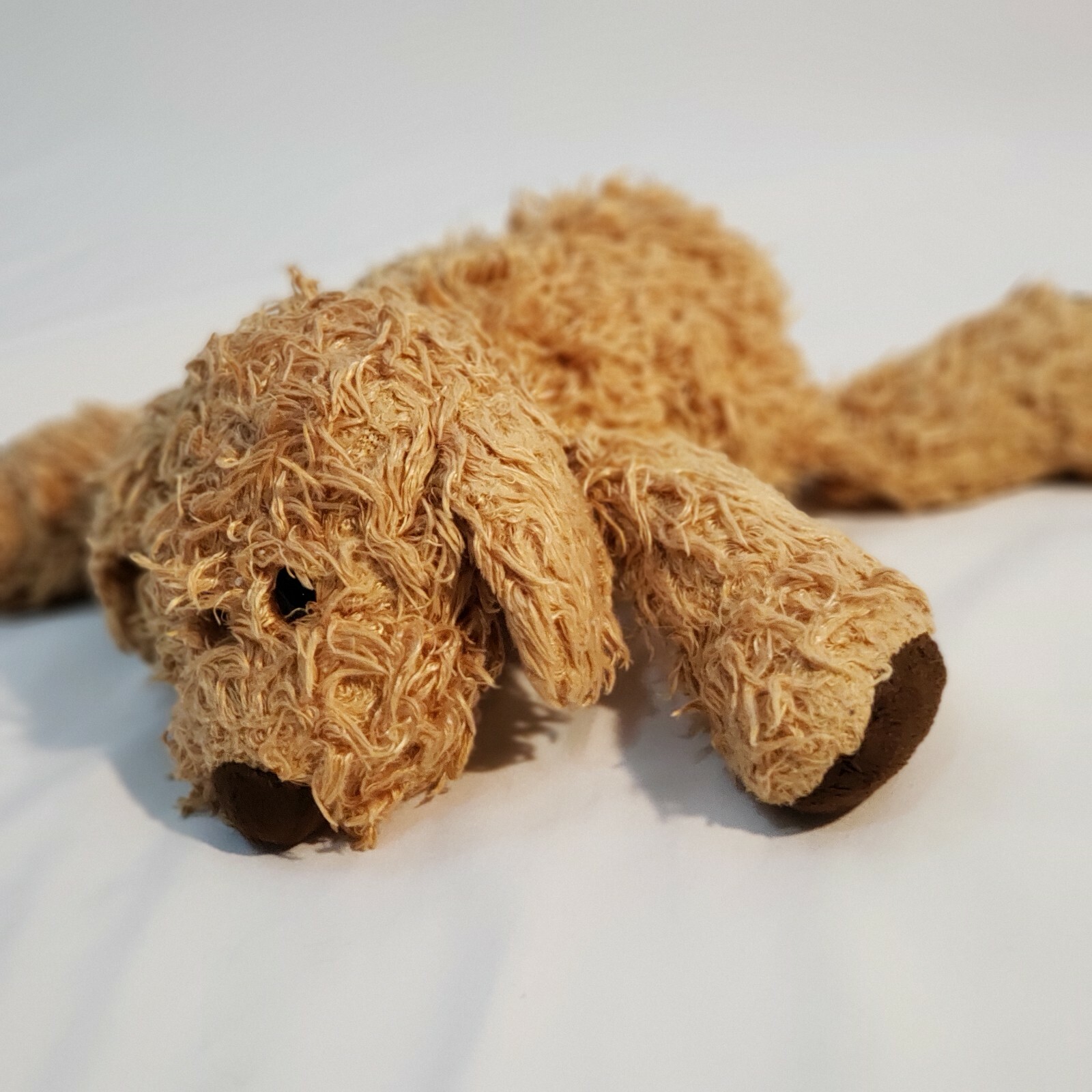 Ty Beanie Buddies Dog Puppy Lab Brown Silk 15