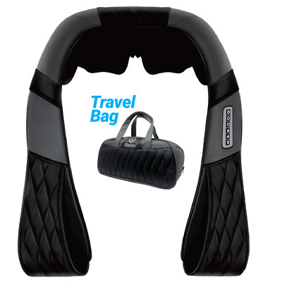 iReliev Shiatsu Neck & Back Massager, Wireless & Rechargeable with Heat