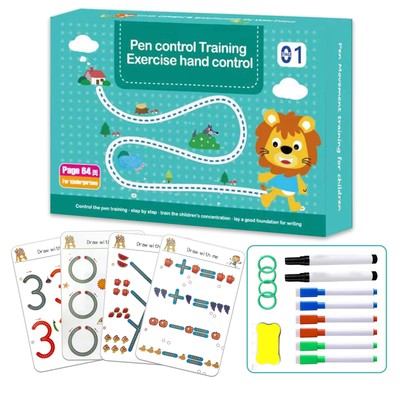 Scribble Smart Workbook, Handwriting Practice Workbook, Pen Control and Traci