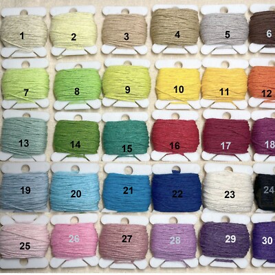 Cotton sashiko thread 20meters sashiko thread colorful cotton embroidery thread