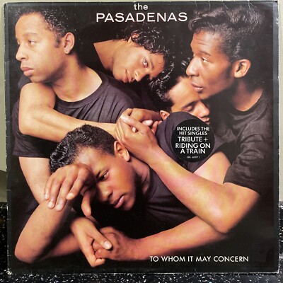 The Pasadenas To Whom It May Concern 12'' Vinyl Album LP Record Soul R&B 1988 80s
