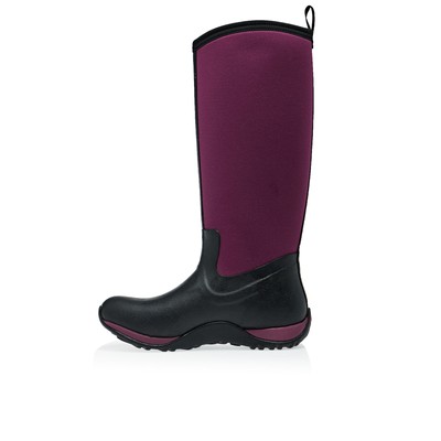 MUCK BOOTS MUCK BOOTS ARCTIC ADVENTURE WOMENS WELLINGTON - BLACK MAROON ALL SIZES