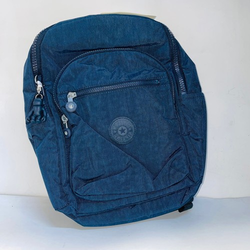 ☆kipling☆SEOUL S日本限定桔梗柄ネイビーブルーリュック☆美品☆ ☆kipling☆SEOUL S日本限定桔梗柄ネイビーブルーリュック☆美品