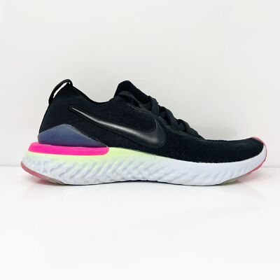 

Nike Womens Epic React Flyknit 2 BQ8927-003 Черные кроссовки для бега, размер 6, Черный, Epic React Flyknit 2