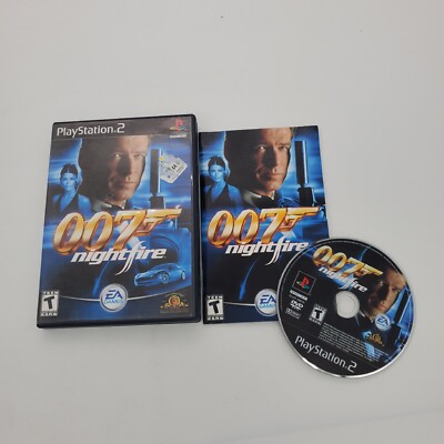 007 NightFire James Bond (PlayStation 2 PS2 2002) Complete CIB - TESTED