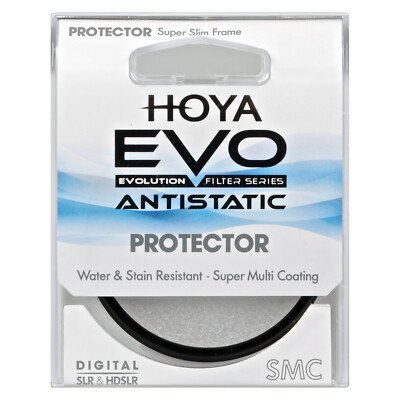 Hoya EVO ANTISTATIC 52mm Clear Protector Filter - 18-layer (SHMC) Multi-Coating