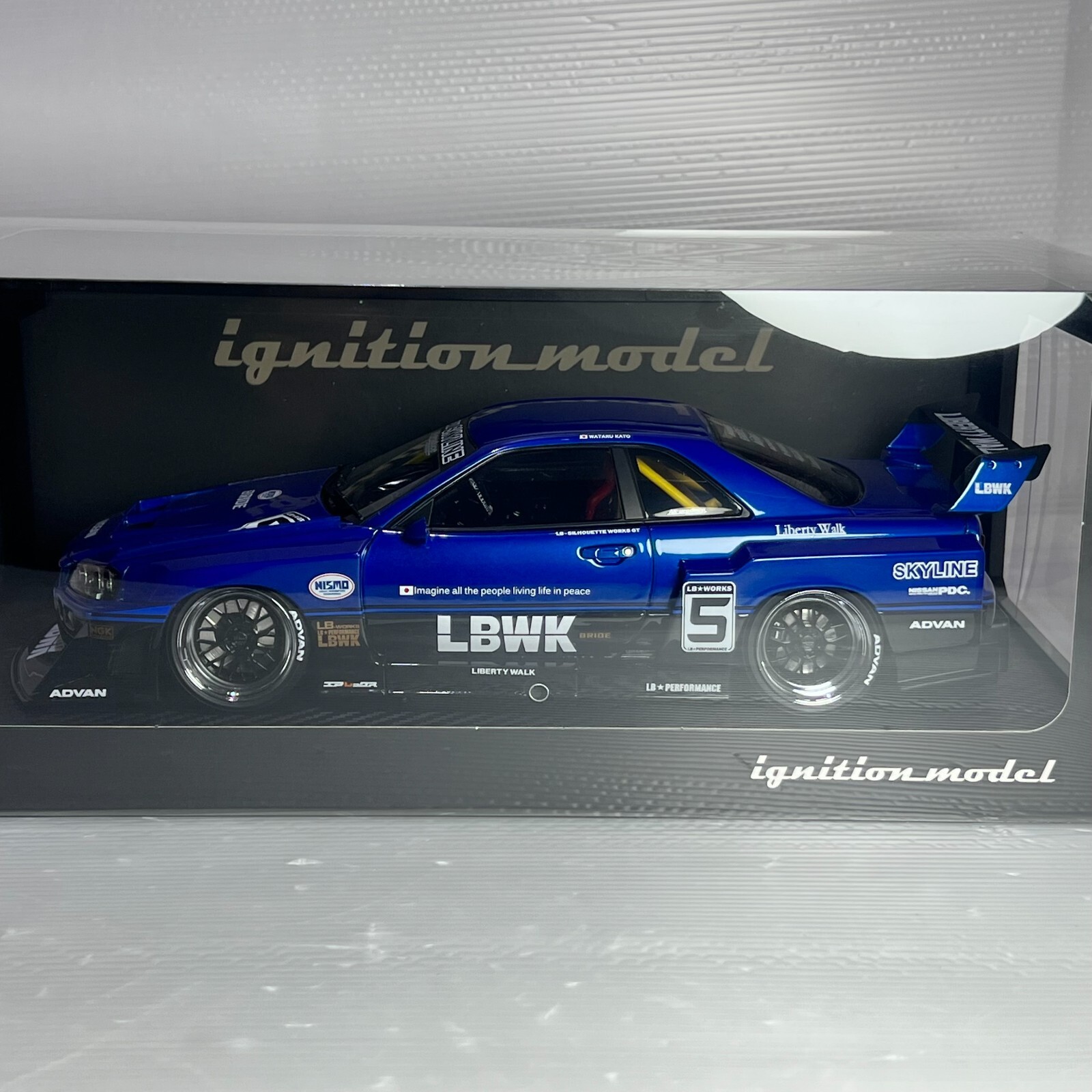 【IG-MODEL】1/18 LB-ER34 Super Silhouette Ignition Model 1:18 Nissan Skyline (ER34) LBWK Super