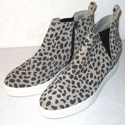 Leopard print bootie best sale sneakers