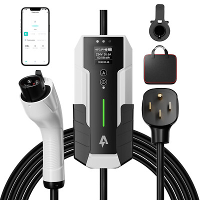 ANDEMAN Level 2 EV Charger 7.68KW Electric Vehicle Charger Portable for EV 32Amp