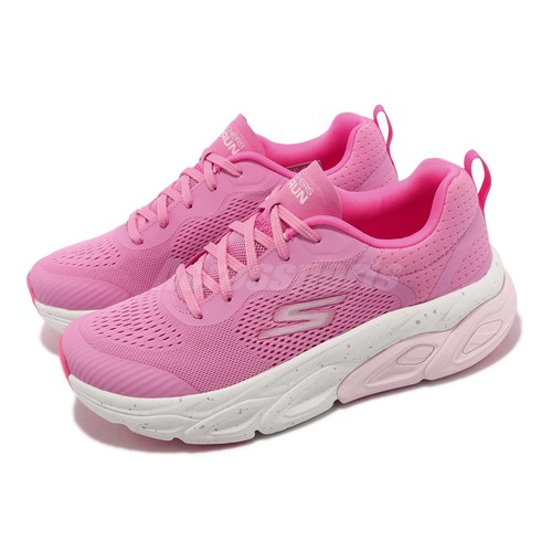 Женские беговые кроссовки Skechers Max Cushioning Ultimate-Max Pace Pink White 128266-PKMT