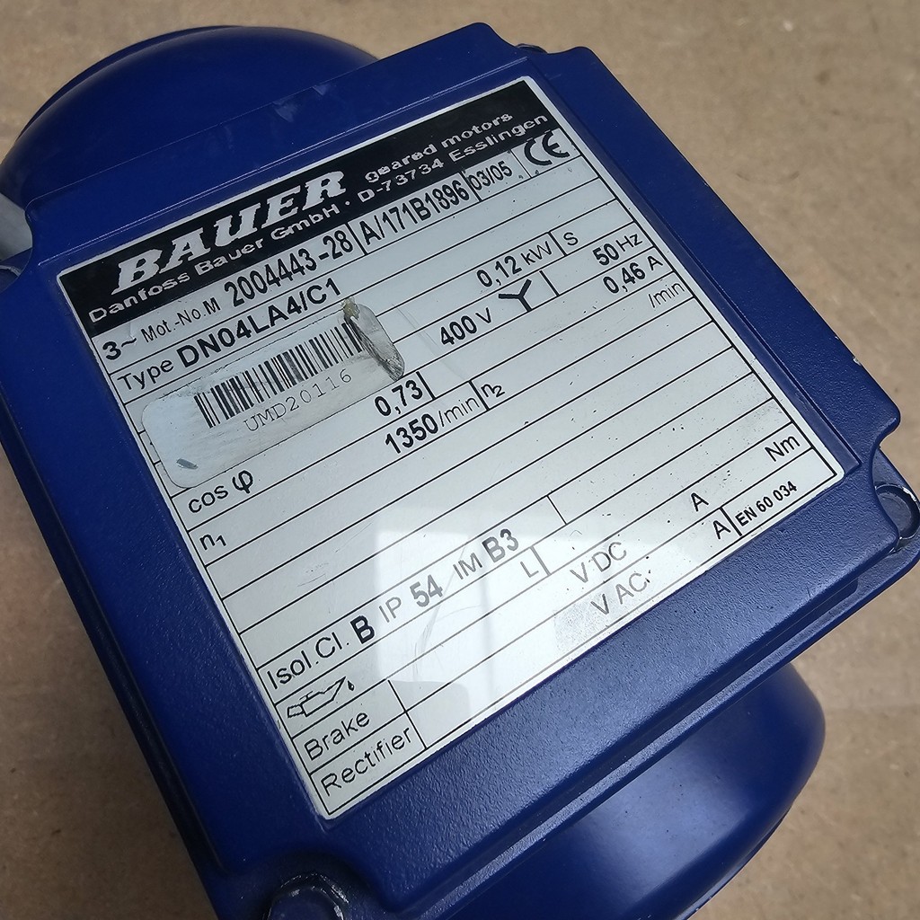 Danfoss Bauer DN04LA4/C1 2004443-28 Motor — 3