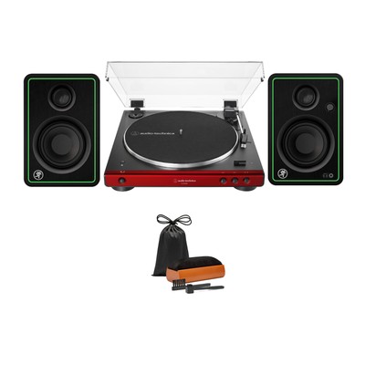 Audio Technica AT-LP60XBT Bluetooth Fully Automatic Stereo Turntable Red