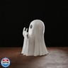 Halloween Ghost Figurine, Halloween Decorations Indoor, Farmhouse Tiered Tray Decor, Spooky Home Decorations, Coffee Table Centerpieces Shelf Mantel Display