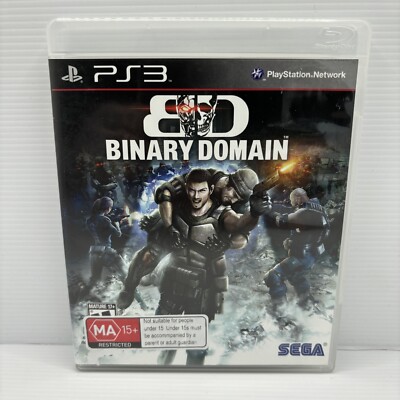 Binary Domain PS3 PlayStation 3 Complete With Manual Free Tracked Postage