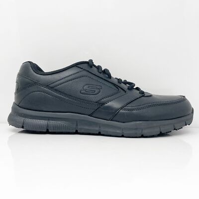

Skechers Mens Nampa 77156 Черная повседневная обувь Кроссовки Размер 9.5, Черный, Nampa